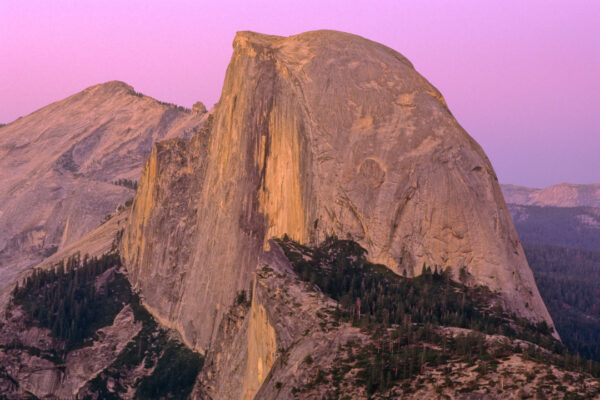 Half dome at sunset, Yosemite California
