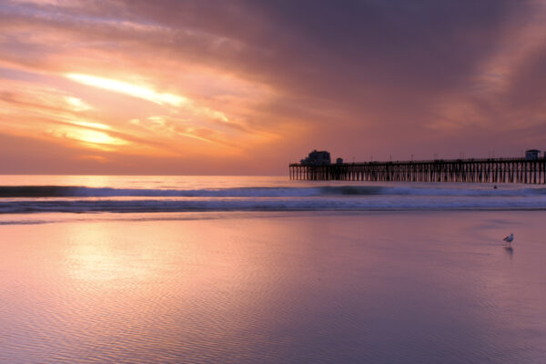 Sunset Oceanside Pier, Oceanside California