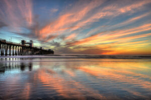 Sunset Oceanside Pier, Oceanside California