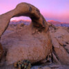 AILS1024 Sunset Mt. Whitney, Mobius Arch, Alabama Hill, CA