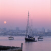 AILS1036 Moonrise, Sunset, San Diego Bay